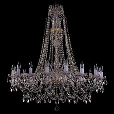 Подвесная люстра bohemia ivele crystal 1411 1411-16-400-xl-115-g